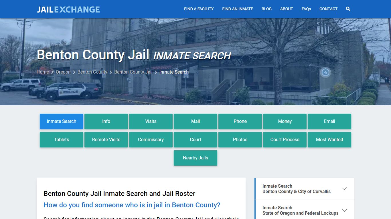 Inmate Search: Roster & Mugshots - Benton County Jail, OR